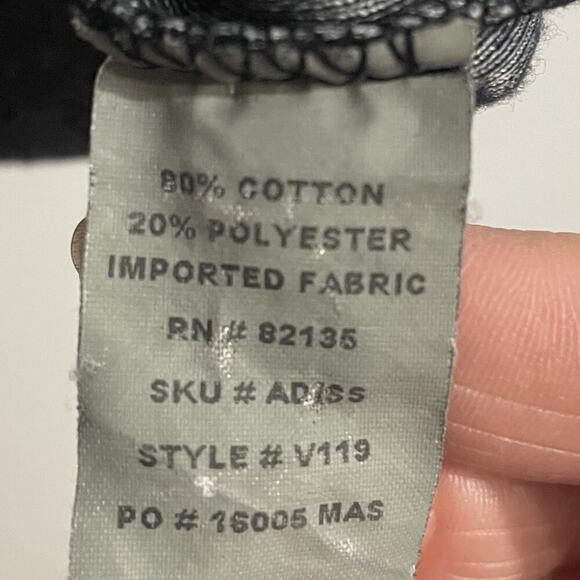 Fresh Produce Velour Crewneck Sweatshirt Sweater Black Womens XL USA Lig… - Picture 5 of 6